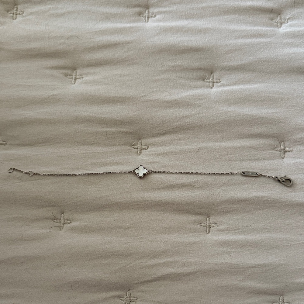 Van Cleef & Arpels Silver Clover Bracelet